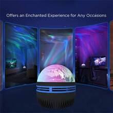 1pc Northern Galaxy Aurora Projector With 14 Lighting Effects, 2-In-1 LED Star Projector With Remote Control And Nebula Lamp, For Bedroom/Gaming Room/Home Theatre/Ceiling/Birthday/Party Night Light Projector