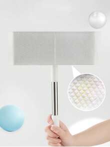 20 piezas/paquete Toallitas húmedas, 30 piezas/paquete Toallitas secas, Mopa plana multifuncional para uso doméstico, Mopa desechable giratoria de manos libres para húmedo y seco