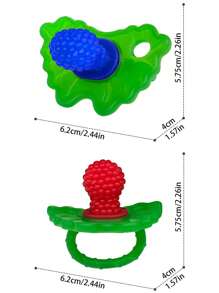 1 pezzo Gel per dentizione del bambino in silicone con cartone animato, morso anti-morso per bambini, barretta da masticare per denti, stabilizzatore per denti, ciuccio, mordere divertente