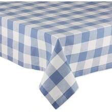 Kitchen Tablecloth - Stonewashed Blue - View 2