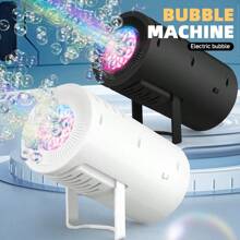 Máquina de Bolhas de Mão com 10 Furos, Soprador de Bolhas Automático, Decoração de Casamento ao Ar Livre, Presente de Aniversário, Brinquedo de Água, Brinquedo e Presente de Natal, Não inclui Fluido de Bolha e Baterias