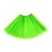 1 pezzo Gonna in tulle a 3 strati con fodera per adulti, costume da ballo natalizio retrò anni '80, gonna tutu gonfia per ragazze per primavera, estate, autunno e inverno