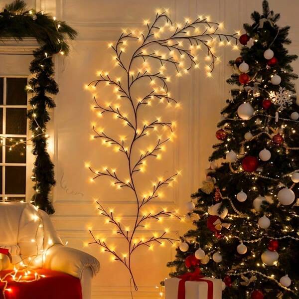 Twinkle Vine Lights - USB Powered With 8 Modes & Dimmable For Indoor Outdoor Decor - Perfect For Weddings, Halloween, Christmas Fairy String Lights