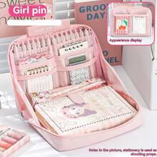 1pc 12-Layer Large Capacity Small Item Storage Bag, Elementary/Middle School Students Stationery Box, Minimalist Multi-Function Pencil Case, Student Pencil Box, Learning Stationery, Accessory Storage Bag, Middle School Student Stationery Bag, Student Pencil Case, Pencil Bag, Student Prize, Back To School Stationery Supplies Bag For School School Accessories School Stuff