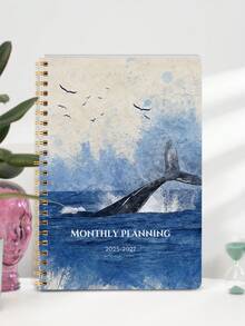 BUBU 2026-2027 学年周计划和月计划，2026 年 1 月 - 2027 年 12 月，6.5 英寸 X 8.2 英寸，软封面，线圈装订，学校和办公用品返校用品 - 彩色 - 查看 2