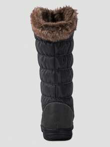 GLOBALWIN Women's Snow Boots Mid Calf Warm Winter Fashion Boots Comfortable Lace-UpWaterproof Boots Insulated Non-Slip Outdoor Shoes For Women - 1816GREY - 查看 5