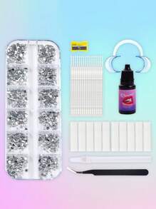 novani Kit de 12 rejillas de resina joya dental DIY con kit de joyas de moda para iniciarse en las joyas dentales