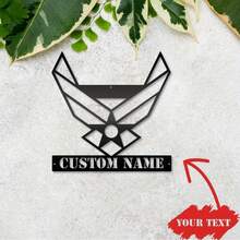 1PC Personalized Officer Metal Wall Art Sign, Wall-Mounted Hanging For Soldier, Custom Name Gift For Soldier, School Supplies,Back To School