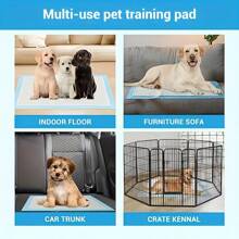 50pcs Absorbent Dog Training Pads, Heavy Duty Fabric Puppy Urine Pads, 17.72x23.62inch/23.62x23.62inch/23.62x35.43inch, Leakproof, Washable, Suitable For Large Dogs, Blue