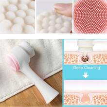 5pcs Headband For Washing Face Wristband Set Sponge Makeup Skincare Headband Terry Cloth Bubble Soft Get Ready Hairband Women Girl Puffy Padded Headwear Non Slip Thick Hair Accessory Back To School