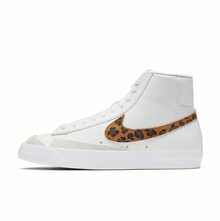 Nike BLAZER MID Women's New Python Pattern Comfortable And Versatile Casual Sneakers