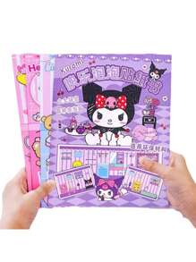 Sanrio Sanrio DIY Bubble Sticker Quiet Book With Lovely Kuromi Pattern, Exclusive Toy For Children