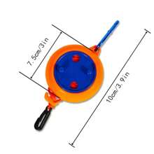 1 pièce Corde à linge portable rétractable pour extérieur, camping, hôtel, anti-dérapant, résistant au vent, accessoire de séchage de linge 10m