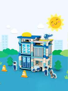 ¡Nuevo! Bloques de construcción de madera de mortaja y espiga - Set de Architect, rompecabezas 3D Castillo DIY juguetes creativosMM para niños de 3+ años de edad, regalo de cumpleaños/Día del Niño