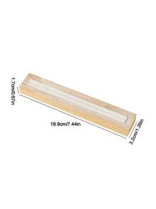 1 件橡胶木高档天鹅绒木制珠宝展示架,垂直项链架,耳环架收纳架女士收纳整理器旅行必需品返校宿舍收纳秋季装饰 - 彩色 - 查看 6