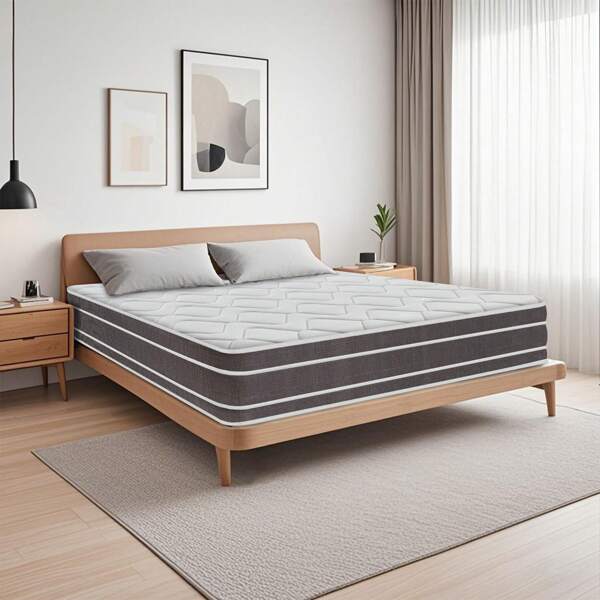 Matratze 140x190 cm, Taschenfederkernmatratze mit Memory Foam und Latex - Öko-TEX - 8 Ergonomische Zonen - Mittlere Härte - Hautfreundlich - Atmungsaktiv - Erhältlich in Allen Jahreszeiten