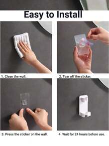 1 pieza Organizador de tenacillas, soporte montado en la pared del baño para plancha, tenacillas y plancha de pelo - Decoración de habitación