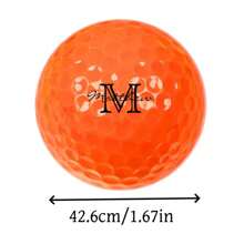 Personnalisé 3/6 pièces, Balle de golf moderne texte personnalisé en couleur, Cadeau de fête des pères, Noël, Six couleurs au choix, Distance et précision améliorées, Parfait pour les golfeurs, Accessoires de golf/Golf haute performance/Idéal pour anniversaires, Nouvel An, Saint-Valentin