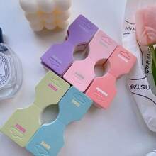 50 件彩色珠宝展示卡带支架 - 淡紫色、粉色、绿色、蓝色、红色 - 非常适合项链、手镯、耳环、发带 - 非常适合小型企业用品和珠宝包装