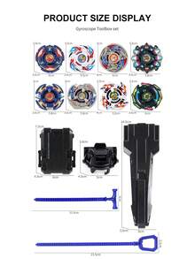 Bey Dranzer Dragoon GT Booster Starter Top With Launcher Set Spinning Toy Metal Battle Game Gyro With Storage Box Gift - Multicolor - View 7