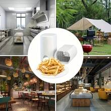 1-Piece French Fry Cutter, Natural Cutting Speed Slicer, Vegetable And Potato Tool, Food Vegetable Slicer, Vegetable Chopper - White - View 4