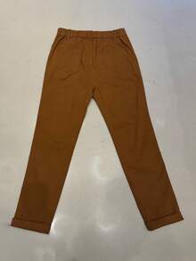 Twill Pants With Lots Of Elastane - Óxido marrón - Ver 2