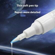 1pc Car Paint Scratch Repair Pen, White Color, Rust Prevention, Quick Drying, Universal Small Area Touch Up Paint