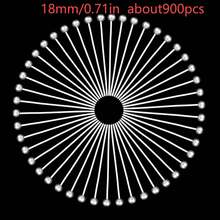 300 件/900 件不锈钢圆球头眼针，适用于 DIY 手链和项链配件