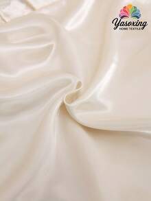 1 件米色缎面蕾丝荷叶边装饰靠垫套（无填充物），奢华丝滑现代抱枕套，适用于家居、沙发、客厅家居装饰床上用品沙发抱枕套 [无枕芯]，适合日常使用，高端简约设计，客厅、卧室、小型车 - 米色 - 查看 8