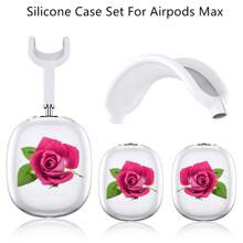 Kompatibel mit Max Gen 1 & 2, Rose Blumen Schutzhülle, transparente weiche Silikon Schutzhülle, romantische Rose TPU Schutzhülle, modische Rose Blumen Silikon Schutzhülle, Silikon Schutzhülle, wasserfest, staubdicht, fingerabdruckfest, kratzfest, stoßabsorbierend, 360° Komplettschutz, weiches Silikonmaterial, bequemer, leicht zu reinigen, verschiedene Farboptionen, tolles Geschenk