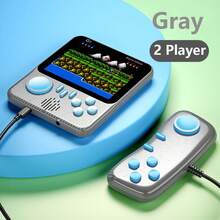 Máy chơi game cầm tay YiYi Macaron Mini 666-trong-1, màn hình lớn 3.5 inch, pin sạc 600mAh, cắm là chơi, máy chơi game retro di động (1 người chơi/2 người chơi) - Nhiều màu - Xem 20