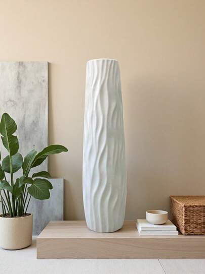 Piece Large Moderne Vloer St ing Vase Home ation Lightweight Plastic ative Vase, Room ation, Aesthetic, Girly Beautiful Outdoor Garden Flower Glass view 3