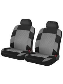 1/2/5pcs Universal Seasonal Car Seat Covers, Fabric, Ultra-Thin, Anti-Dirty, Breathable Elastic Net Cloth Seat Cushion Covers