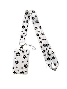 1 件可爱狗爪印挂绳项链绳，适合医生护士学生老师证件徽章交通卡钥匙扣，可作为礼物或日常使用汽车配件包饰背包学校信件 - 彩色 - 查看 11