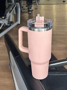 1pc-1200ML/40oz Handle Ice King Insulated Cup 304 Car Cup Insulated Cold Beer Cola Car Water Cup