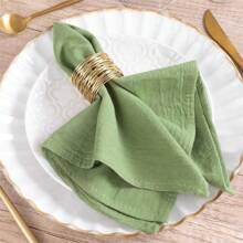 4pcs/Set Washable Dining Napkins, 40cm X 40cm, Suitable For Wedding, Party, Bridal Shower, Birthday, Table Decoration
