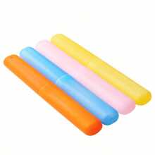 1/2/4 piezas Estuche de viaje para cepillo de dientes - Mantiene el cepillo de dientes talla grande higiénico, conveniente para viajar, diseño de material, múltiples colores para satisfacer las necesidades de moda personal