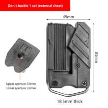 1Pc Quick Release Buckle Hammer Wrench Power Tool Waist Belt Organiser Hooks Universal Tape Measure Hanger Belt Holder Clip