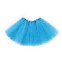 1 pezzo Gonna in tulle a 3 strati con fodera per adulti, costume da ballo natalizio retrò anni '80, gonna tutu gonfia per ragazze per primavera, estate, autunno e inverno