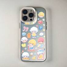 Suitable For IPhone 16/15/14/13/12/11 Pro. Cute Cartoon Character Sticker - Style Collage With "DIMOO PARTY" Motif - Themed Design. Fashionable And Beautiful Protective Case Using PC Material. Ideal Gifts For Family, Friends, Kids, Birthday,Spring, Holiday, Boyfriends, Girlfriends, Valentine's Day.