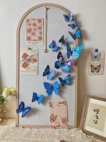 1‌PC Self-Adhesive Felt Bulletin Board | Arched Light Camel Pin Board | Scandi Wall Decor For Photos/Notes | Office & Home Heat-Resistant Desktop Mat Home Decor Back To School Room Decor School Supplies - Multicolor - View 12