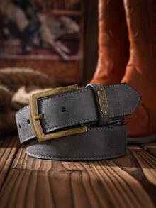 1条男士PU皮腰带，适合休闲、商务、夏季送礼，也适合学校休闲、商务场合、送给男友、丈夫、父亲等男士的礼物，日常佩戴，时尚百搭，适合青少年、户外、度假、运动、旅行、街头、波西米亚风、复古秋季、万圣节等秋冬季配饰，适合青少年、青年、男士，休闲、户外、运动、度假、毕业礼物、生日礼物、日常佩戴。