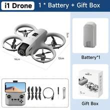 TOKQI I1PRO Dual Camera Drone With Obstacle Avoidance, Built-In Propeller Guards And Screen Remote Controller, 4-Axis Quadcopter, RC Airplane