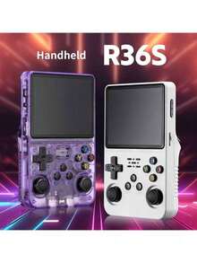 R36S Portable Console +15,000 Games Video Game 64g 3.5-Inch IPS Screen