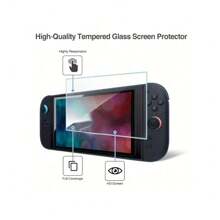 Boxed - For Switch 2 Screen Protector Tempered Glass For Switch 2, Transparent HD Clear Anti-Scratch Screen Protector Compatible Applicable Model: For Switch 2