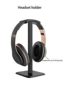 1pc Headphone Stand For Headset Gaming, Desktop, Cable Organizer - Multicolor - View 1