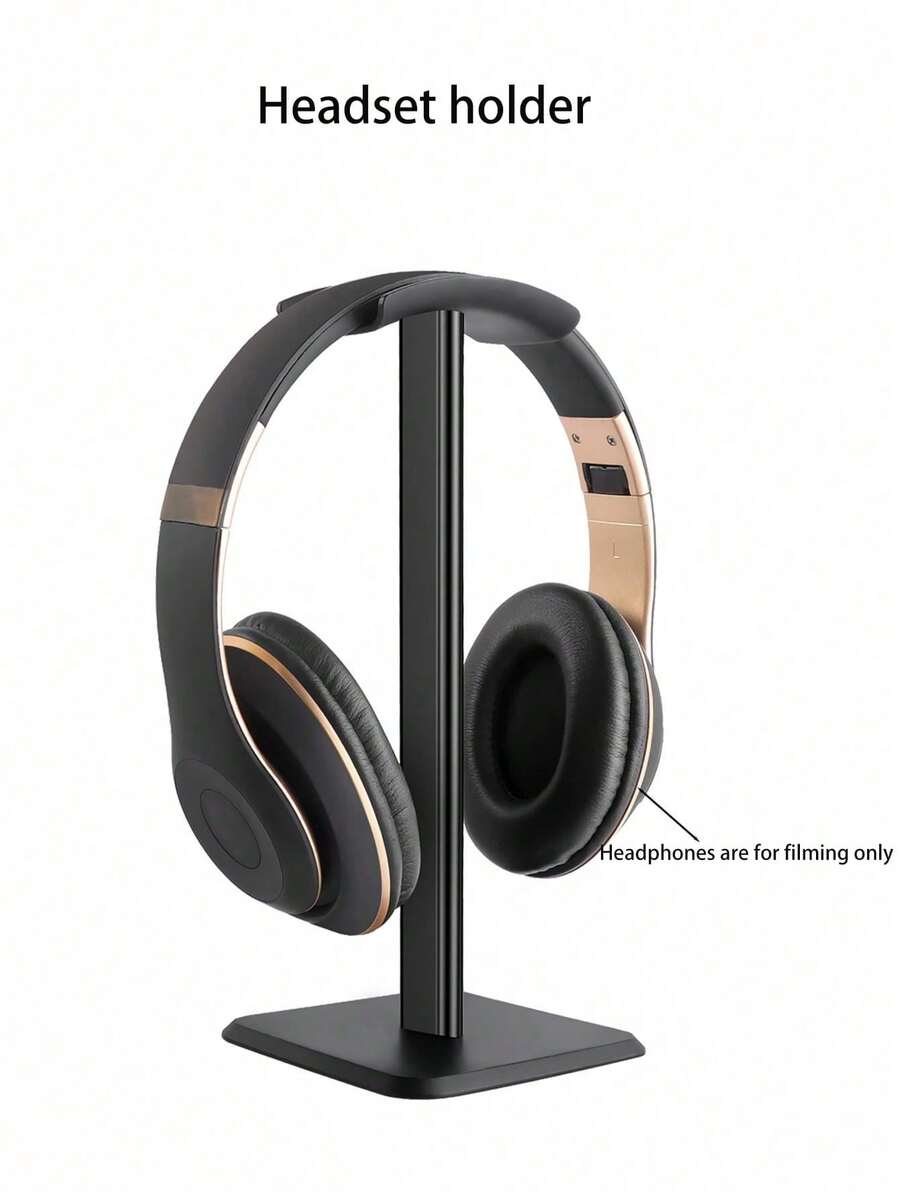 1pc Headphone Stand For Headset Gaming, Desktop, Cable Organizer - Multicolor - View 1