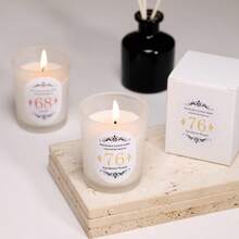 1pc Digital Scented Candle, Air Freshener, Natural Plant Smokeless Candle, Plant Scent, Warm Candlelight, Vanilla, Lavender, Ocean, Coconut, Gardenia, Five Scents, Suitable For Girlfriends, Friends, Valentine's Day Gifts, Romantic Weddings - White - View 4