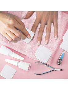 500 almohadillas desmaquillantes sin pelusa para uñas, almohadillas desmaquillantes de esmalte de uñas para extensiones de pestañas, tejido no tejido suave de 500 piezas, almohadillas desmaquillantes de acetona para preparar las uñas y quitar el esmalte de gel, toallitas sin pelusa para el pegamento de uñas y extensiones de pestañas, suministros para uñas, rosa, accesorios de viaje, regalos para mamá, amigos, maestros, cumpleaños, boda, escritorio, estanterías, accesorios, regalo gracioso, estilo y algunas partes se envían al azar