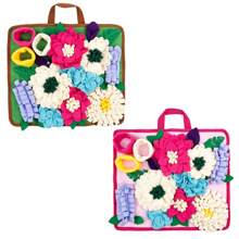 KM-P Pet Training Snuffle Mat Slow Feeder Interactive Puzzle Feeding Mat For Rabbits, Hamsters, Small Dogs